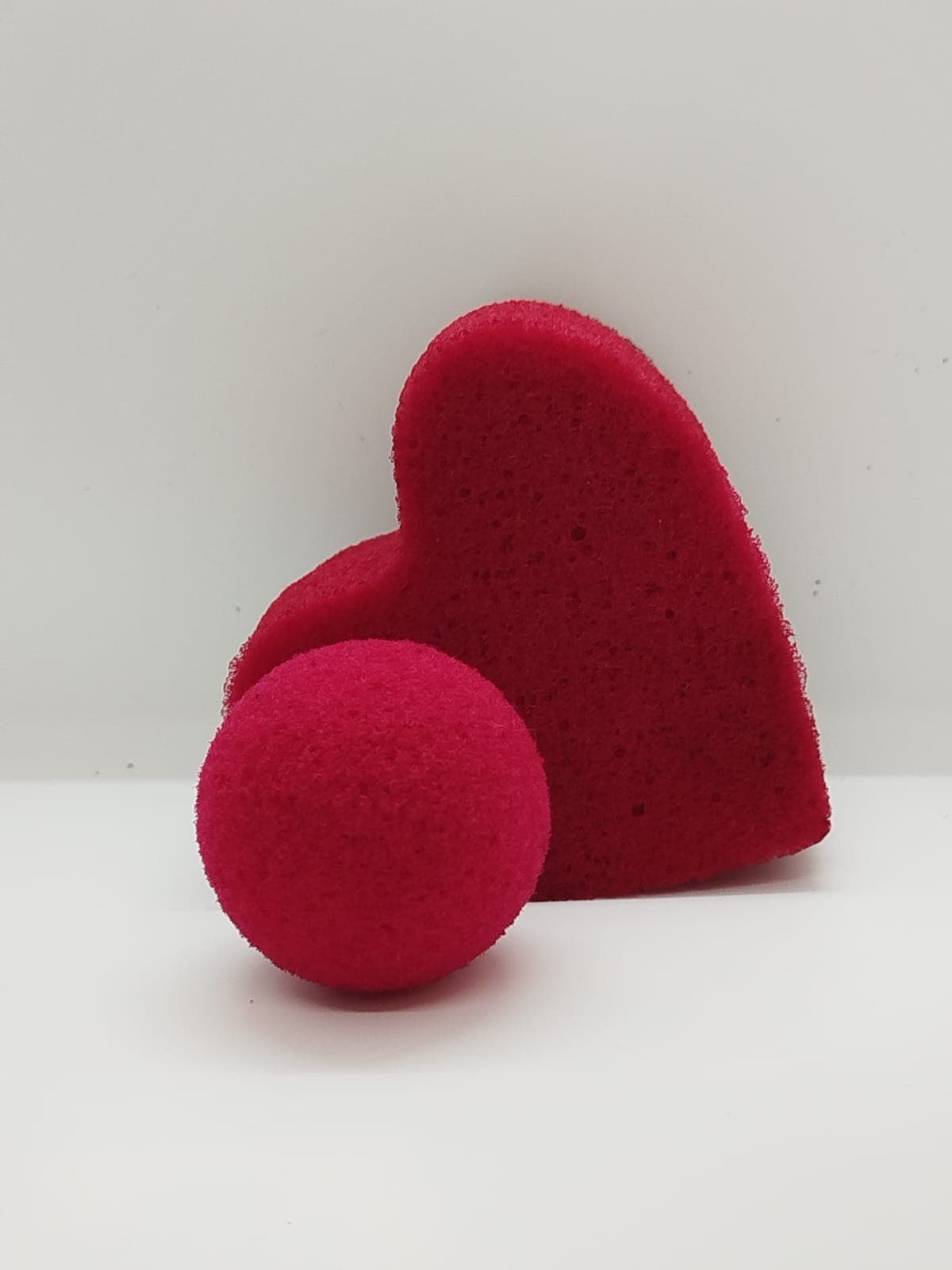 Bola a corazon de esponja
